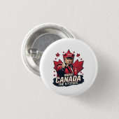 カナダ51番目の州トランプCanadian 缶バッジ (正面&裏面)
