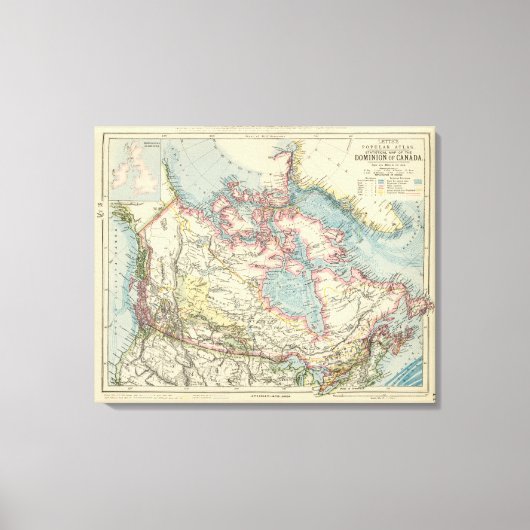 カナダ5 キャンバスプリント (正面)