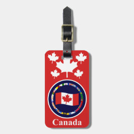カナダ6荷物タグ（逆に住所を追加） ラゲッジタグ