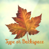 カナダ お土産 ステッカー オーダーメイド メープルリーフ デカール ウィンドウサイン (シート3)