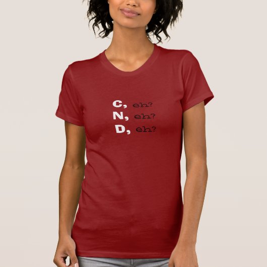 カナダ、か。 Tシャツ (正面)