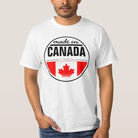 … "カナダ"で作られる Tシャツ (正面)