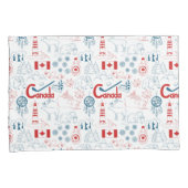 カナダ|の記号パターン 枕カバー (正面右)