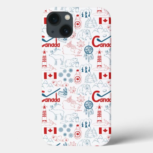 カナダ|の記号パターン Case-Mate iPhoneケース (裏面)