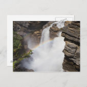 カナダ – アサバスカ滝はがき ポストカード (正面/裏面)