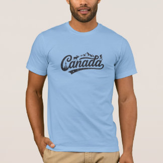 カナダ アドベンチャー ワイルドネス グラフィック Tシャツ