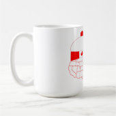 カナダ-アメリカのクールなTuque コーヒーマグカップ (左)