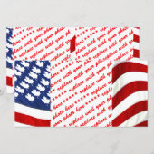 カナダ/アメリカ国旗 (正面/裏面)