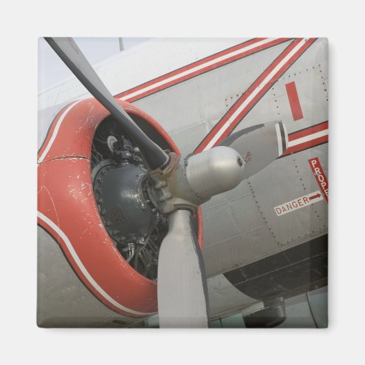 カナダ アルバータ州 エドモントン: アルバータ州航空 マグネット (正面)