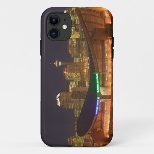 カナダ アルバータ州 カルガリー:市街地のスカイライン Case-Mate iPhoneケース (裏面)