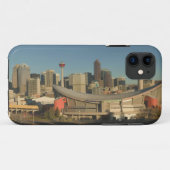 カナダ アルバータ州 カルガリー:3からの市街地のスカイライン Case-Mate iPhoneケース (裏面(横))