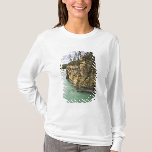 カナダ アルバータ州 ジャスパー国立公園 アサバスカ Tシャツ (正面)