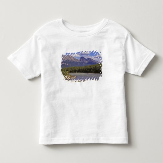 カナダ アルバータ州 ジャスパー国立公園 大きい トドラーTシャツ (正面)
