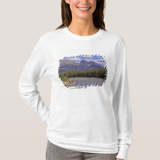 カナダ アルバータ州 ジャスパー国立公園 大きい Tシャツ (正面)