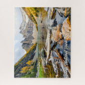 カナダ，アルバータ州，バンフ国立公園 ジグソーパズル (縦)