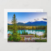 カナダ，アルバータ州，バンフ国立公園 ポストカード (正面/裏面)