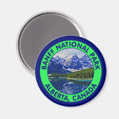 カナダ，アルバータ州，バンフ国立公園 マグネット (正面/裏面)