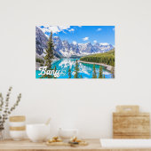 カナダ,アルバータ州,美しいバンフ国立公園 ポスター (キッチン)