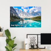 カナダ，アルバータ州，美しいバンフ国立公園 ポスター (ホームオフィス)