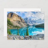 カナダ，アルバータ州，美しいバンフ国立公園 ポストカード (正面/裏面)