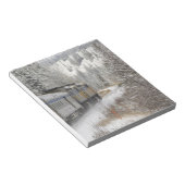 カナダ、アルバータ州。VIA鉄道雪車間 ノートパッド (アングル)