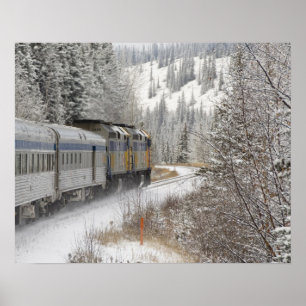 カナダ、アルバータ州。VIA鉄道雪車間 ポスター