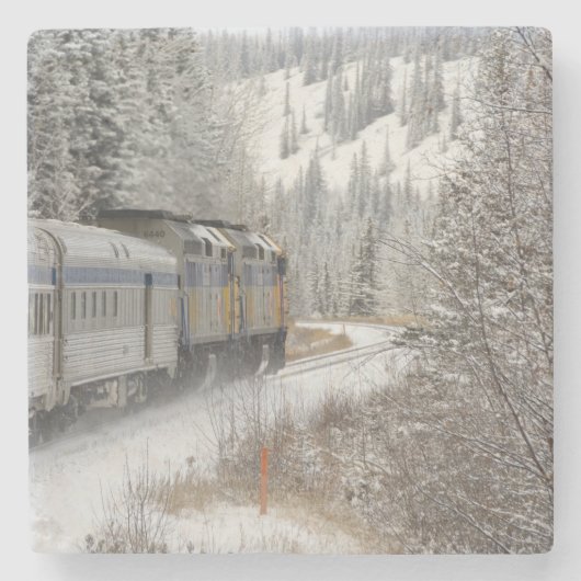 カナダ アルバータ州 VIA Rail スノートレイン、 ストーンコースター (正面)