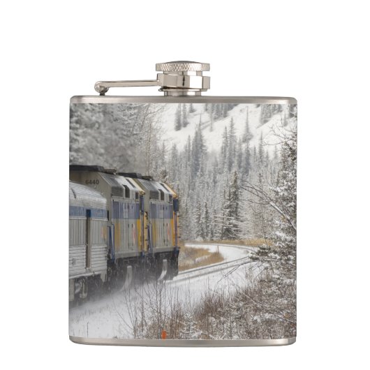 カナダ アルバータ州 VIA Rail スノートレイン フラスク (正面)