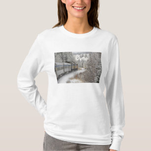 カナダ アルバータ州 VIA Rail スノートレイン Tシャツ