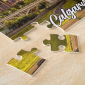 カナダ，アルバータ，カルガリー ジグソーパズル (側面)