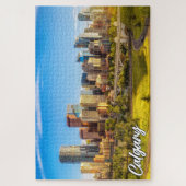 カナダ，アルバータ，カルガリー ジグソーパズル (縦)