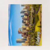 カナダ，アルバータ，カルガリー ジグソーパズル (縦)