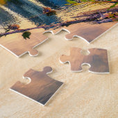 カナダ，アルバータ，カルガリー・スカイライン ジグソーパズル (側面)