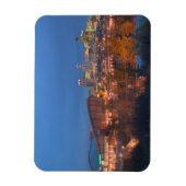 カナダ、アルバータ、カルガリー： 4からシティスカイライン マグネット (縦)