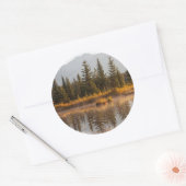 カナダ、アルバータ、ジャスパー国立公園 ラウンドシール (封筒)