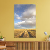 カナダ、アルバータ、スタンドオフ：横 キャンバスプリント (インサイチュ (リビング))