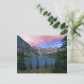 カナダ,アルバータ,夜明けモレーヌ湖,バンフ ポストカード (スタンド正面)