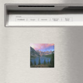 カナダ,アルバータ,夜明けモレーヌ湖,バンフ マグネット (インサイチュ (食洗機))