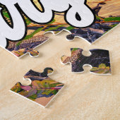 カナダ，アルバータ，美しいカルガリー ジグソーパズル (側面)