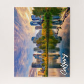 カナダ，アルバータ，美しいカルガリー ジグソーパズル (縦)