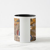 カナダ、アルベルタ、カルガリー:エアロ宇宙博物館 マグカップ (中央)