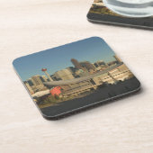 カナダ、アルベルタ、カルガリー:3からのシティスカイライン コースター (左側)