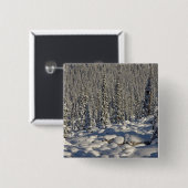 カナダ、アルベルタ、ジャスパー国立公園 缶バッジ (正面&裏面)