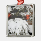 カナダ、アルベルタ、ジャスパー、ジャスパーNPフェアモント2 メタルオーナメント (左)