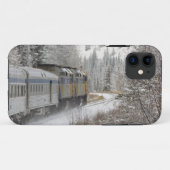 カナダ、アルベルタ。VIAレール雪上車間 Case-Mate iPhoneケース (裏面(横))