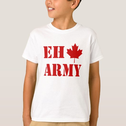 カナダ・エー軍 Tシャツ (正面)