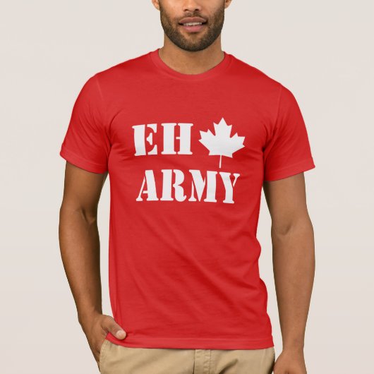 カナダ・エー軍 Tシャツ (正面)