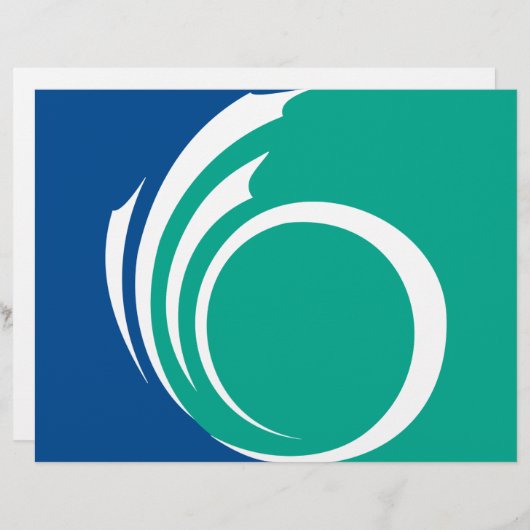 カナダ，オタワ州旗とレターヘッド レターヘッド (正面/裏面)