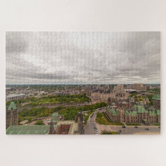 カナダ，オタワ，国会議事堂から眺める ジグソーパズル (横)