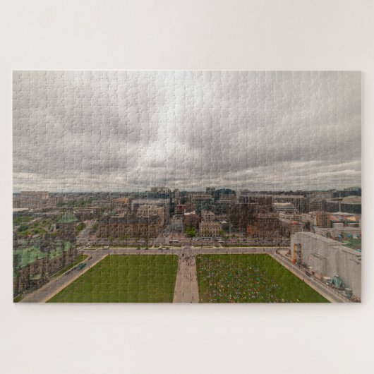 カナダ，オタワ，国会議事堂から眺める ジグソーパズル (横)